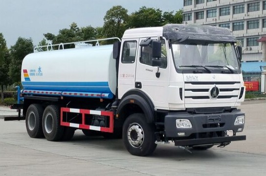 15方灑水車包月多少錢_北奔18噸綠化灑水車廠家價格