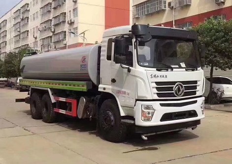 20方灑水車報價表_國六20方東風專底D3S后雙橋綠化灑水車
