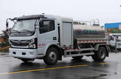 電動灑水車廠家_東風(fēng)凱普特5噸純電動灑水車