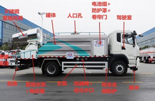 純電動多功能抑塵車結(jié)構(gòu)圖 純電動多功能抑塵車結(jié)構(gòu)圖